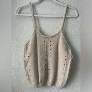 Forever 21 Beige Knit Top